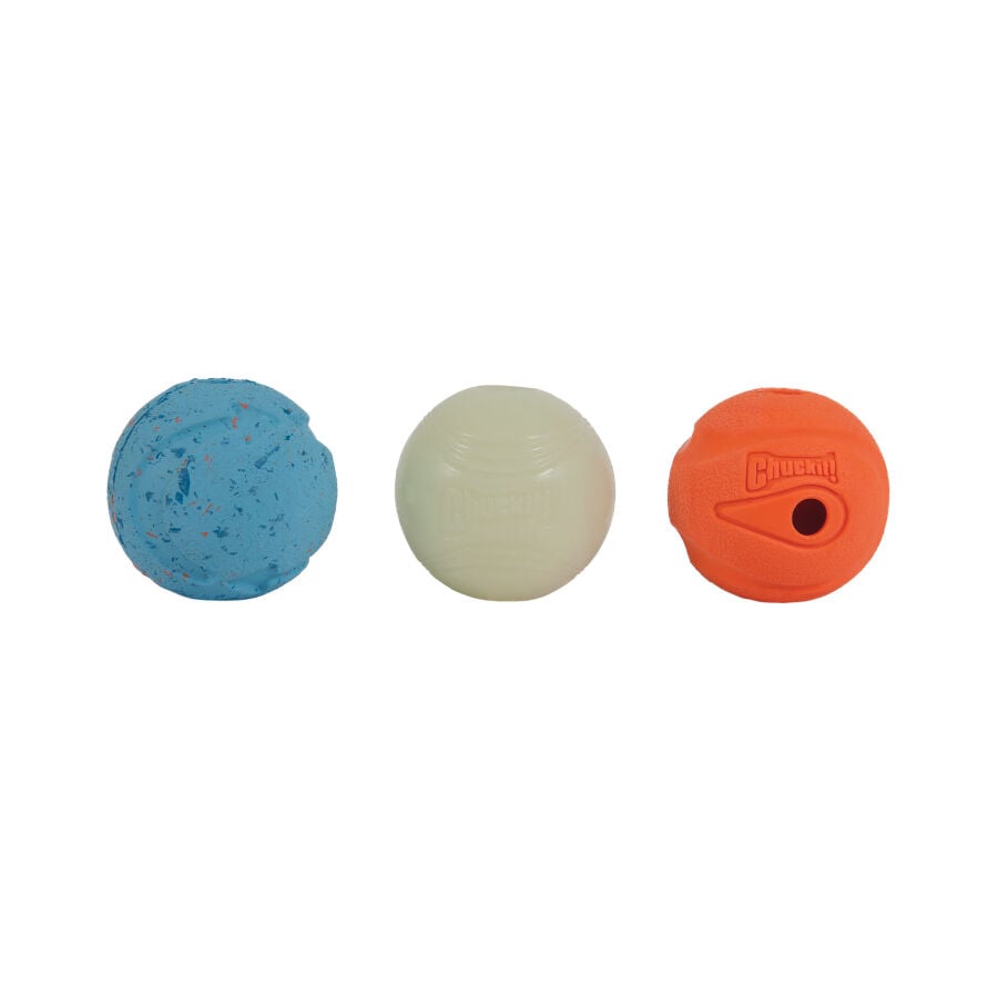 Chuckit! Fetch Medley Set de Pelotas para perros &ndash; Pack 3, , large Imagen numero 1